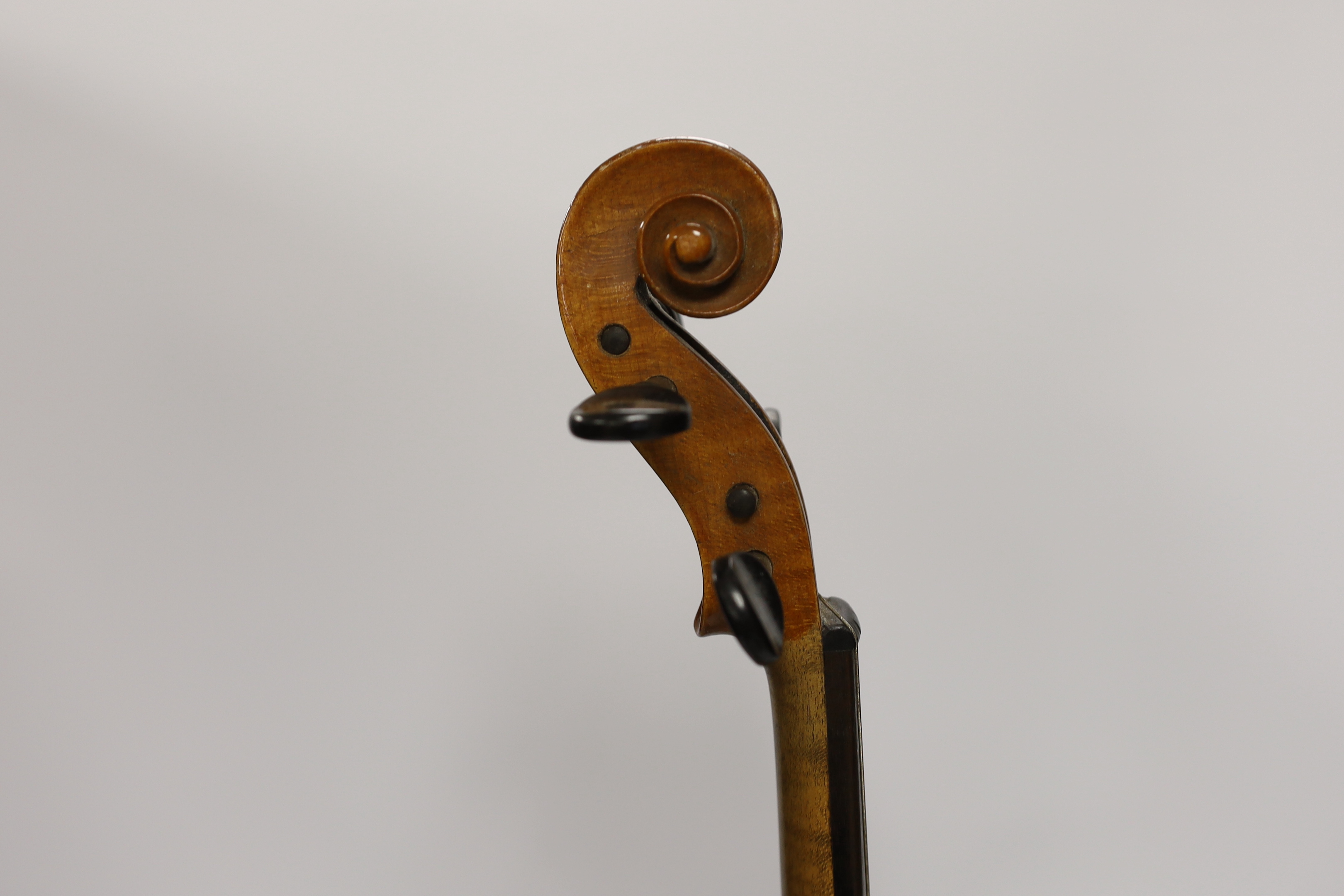 An early twentieth century violin, body 36cm